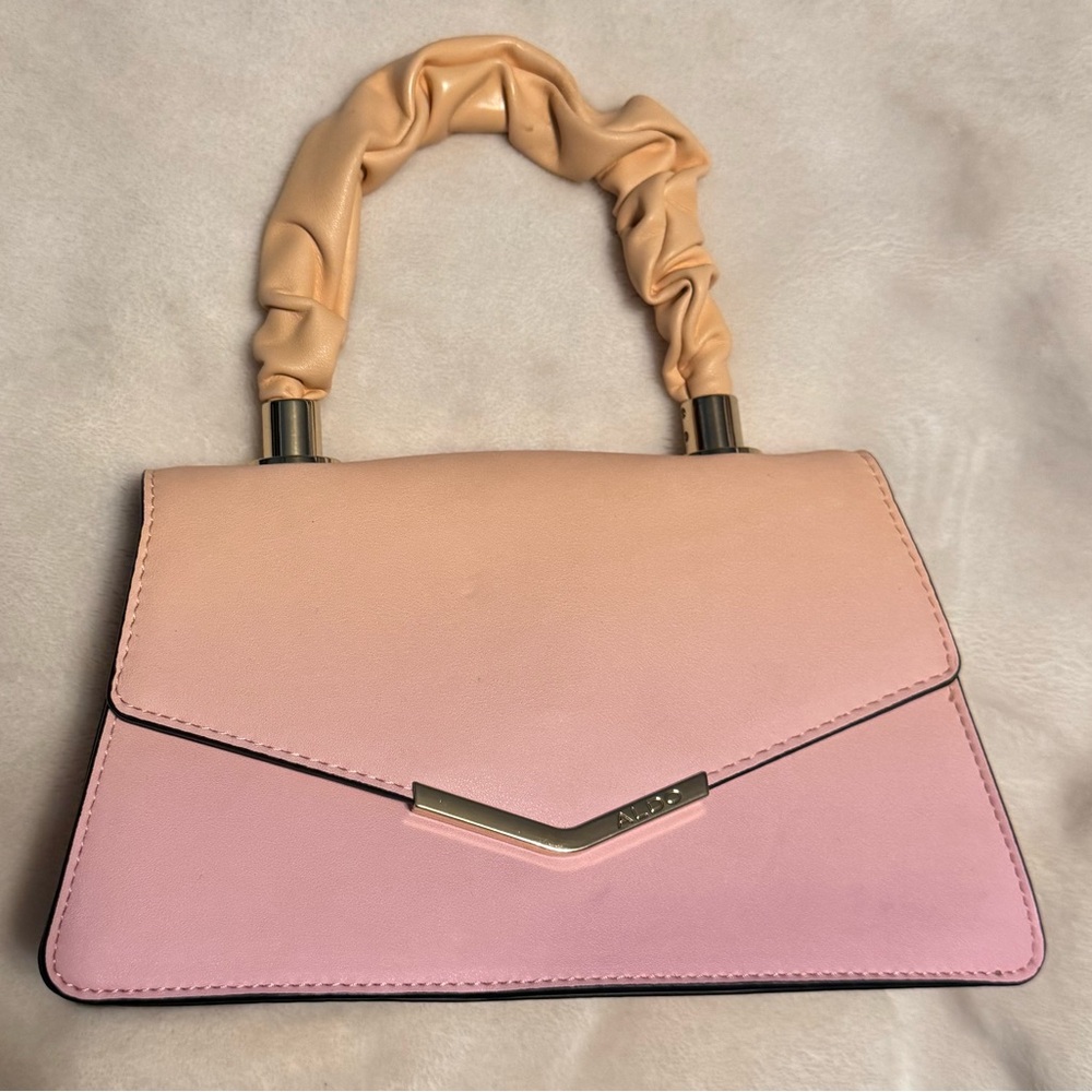 Aldo Pink and Tan Mini Bag